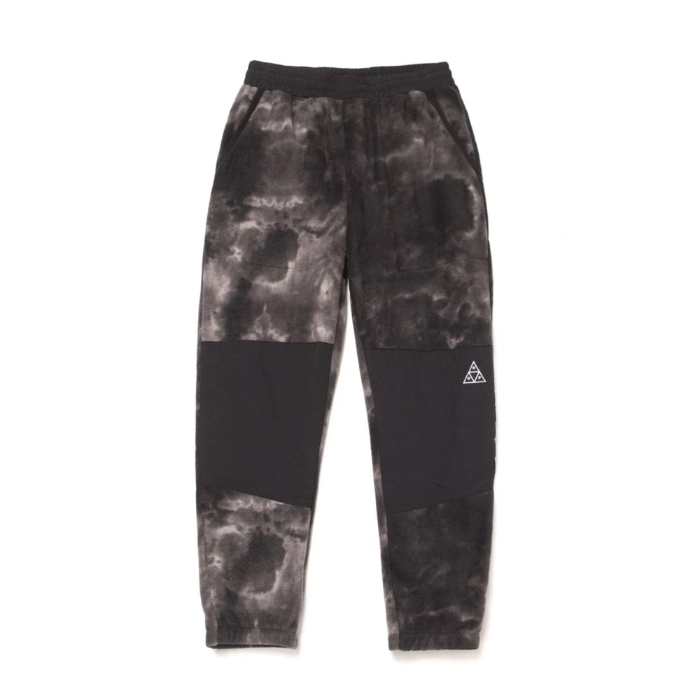 HUF Black and Gray Tie-Dye Joggers